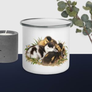 Emailletasse Findelküken