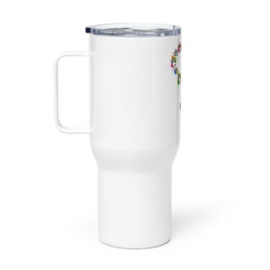 Reisebecher Hundepfote mit Griff