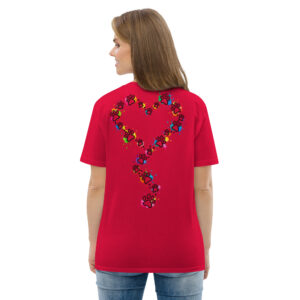 T-Shirt Hundepfote aus Bio-Baumwolle