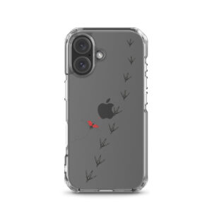Fasan Handyhülle für iPhone – Paulines Spur mit Marienkäfer, transparent