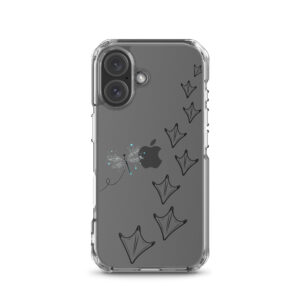 iPhone-Hülle Brandgans Kalli – Spur mit Libelle, transparent