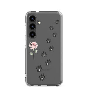 Igel Handyhülle für Samsung – Annabells Tapsen mit Rose, transparent