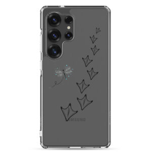 Samsung-Hülle Brandgans Kalli – Spur mit Libelle, transparent