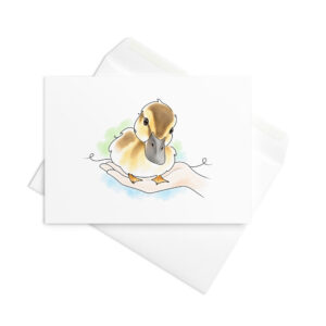 Enten Karte Duffy schaut genau hin – Klappkarte mit Umschlag und Geschichte
