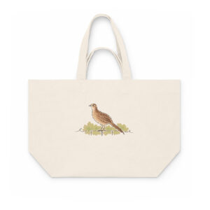 Fasan Stoffbeutel – Pauline auf dem Zaun, Tote Bag aus recycelter Baumwolle