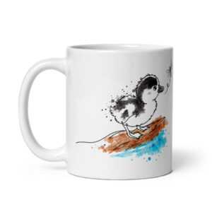 Enten Tasse Brandgans Kalli mit Libelle – Keramiktasse
