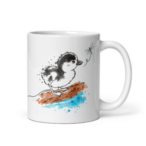 Enten Tasse Brandgans Kalli mit Libelle – Keramiktasse