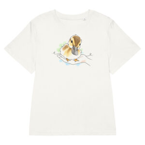 Enten T-Shirt Damen – Duffy schaut genau hin – Bio-Baumwolle